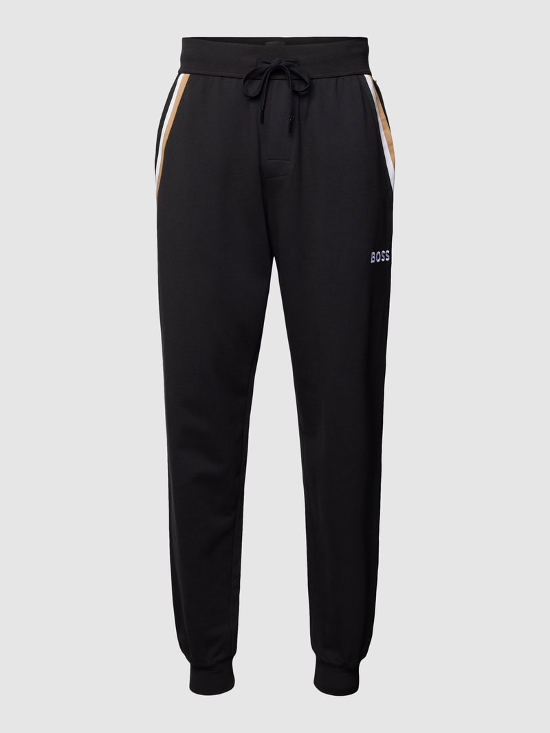 Sweatpants mit Eingrifftaschen Modell 'Iconic' in schwarz