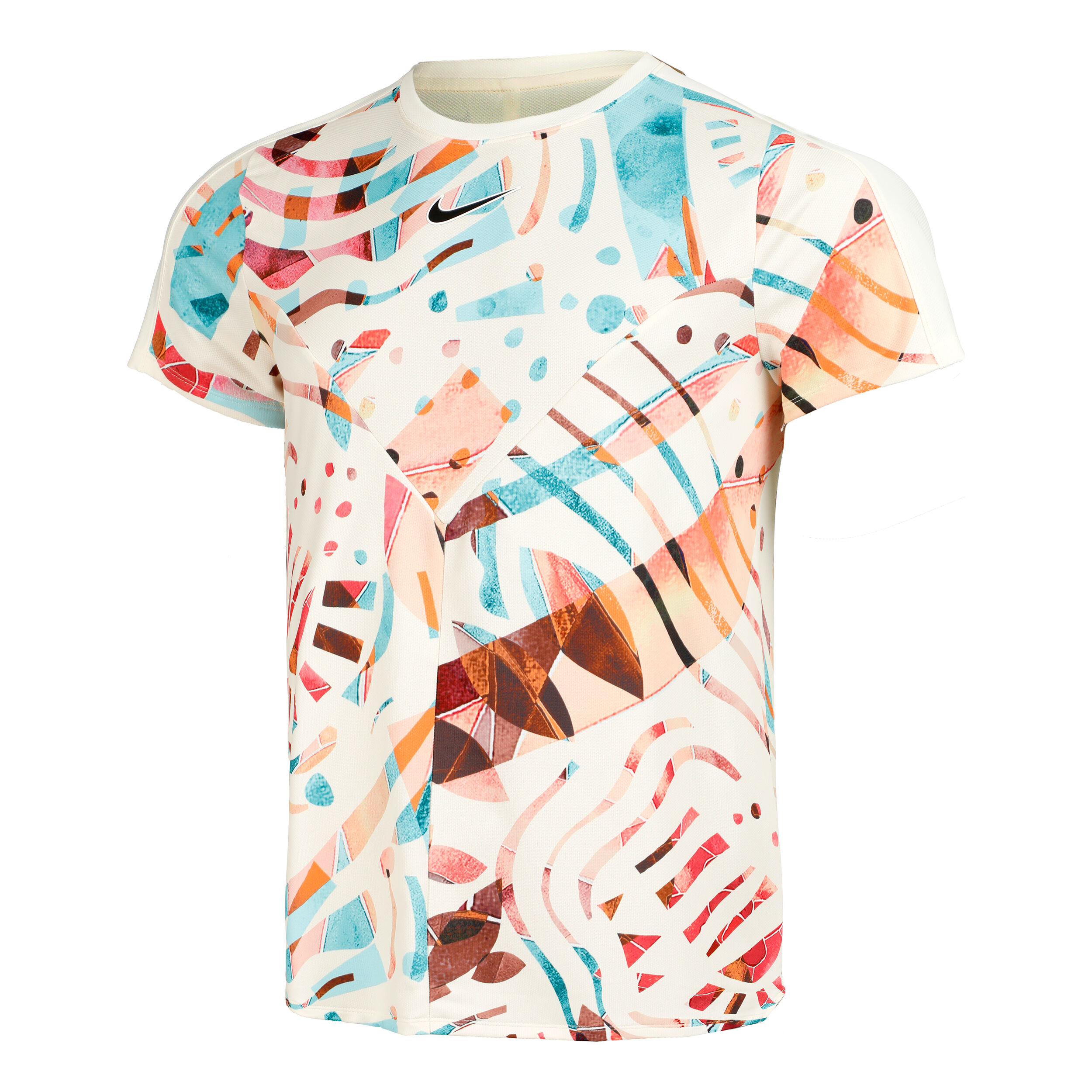 Dri-Fit Court Slam T-Shirt Herren - Weiß, Mehrfarbig