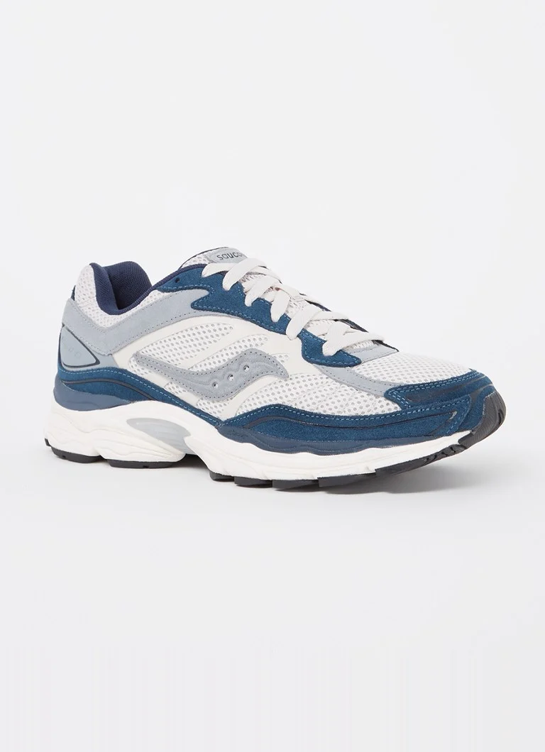 Saucony Progrid Omni 9 hálós cipő velúr részletekkel