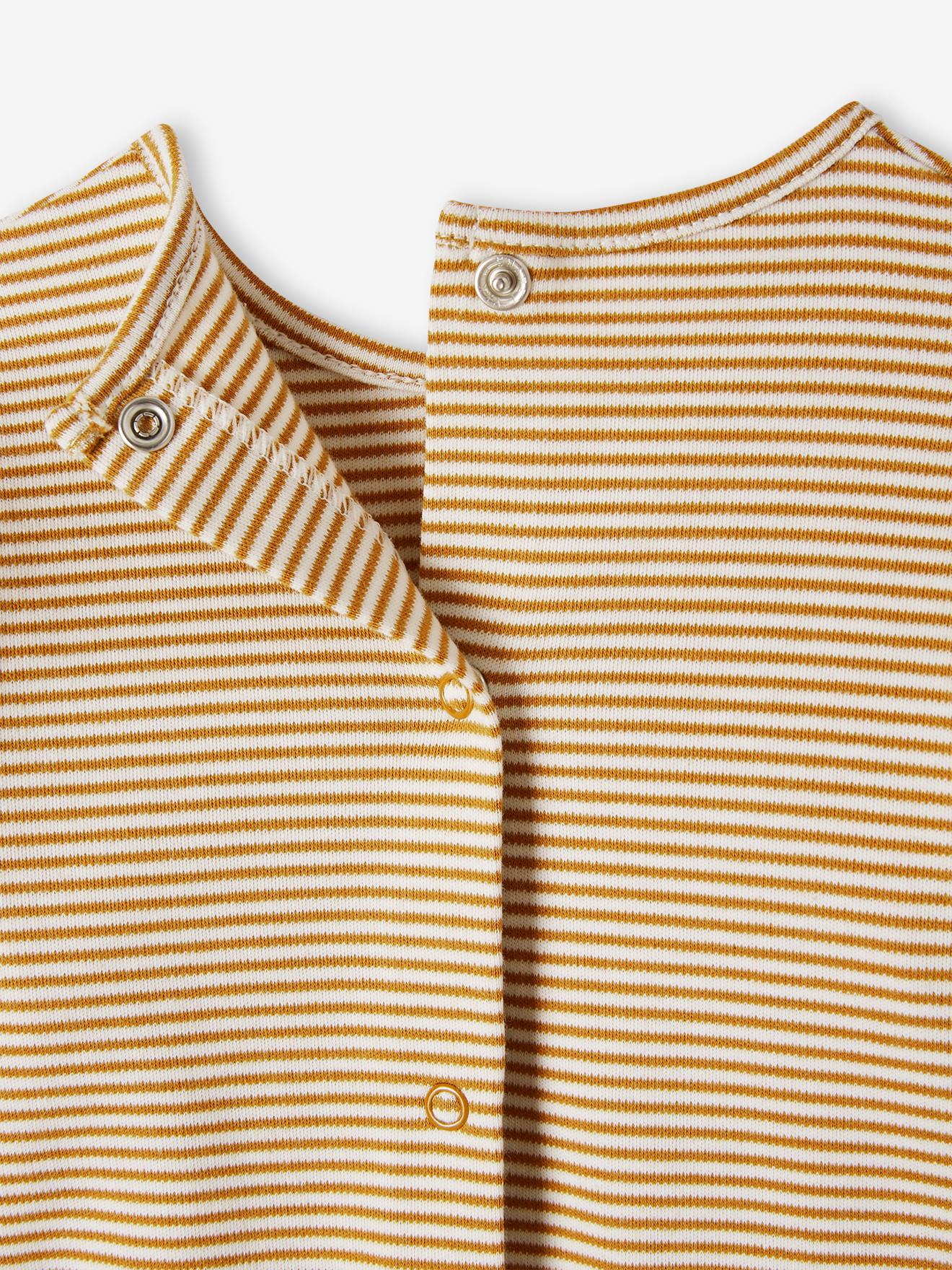 Lot de 2 pyjamas dinosaure bébé en interlock terracotta