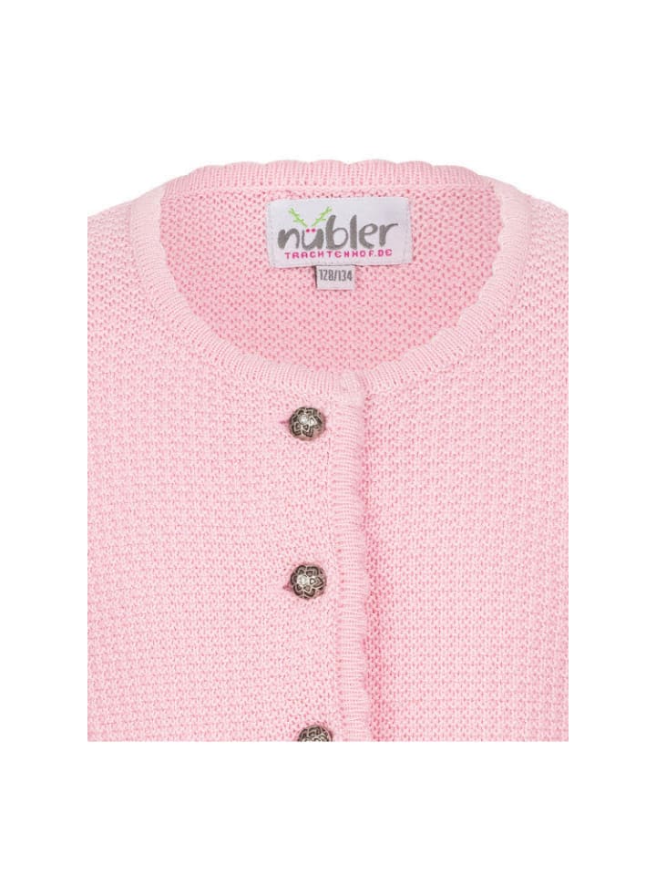 Nübler Kinderstrickjacke Yvonne in Rosa günstig kaufen