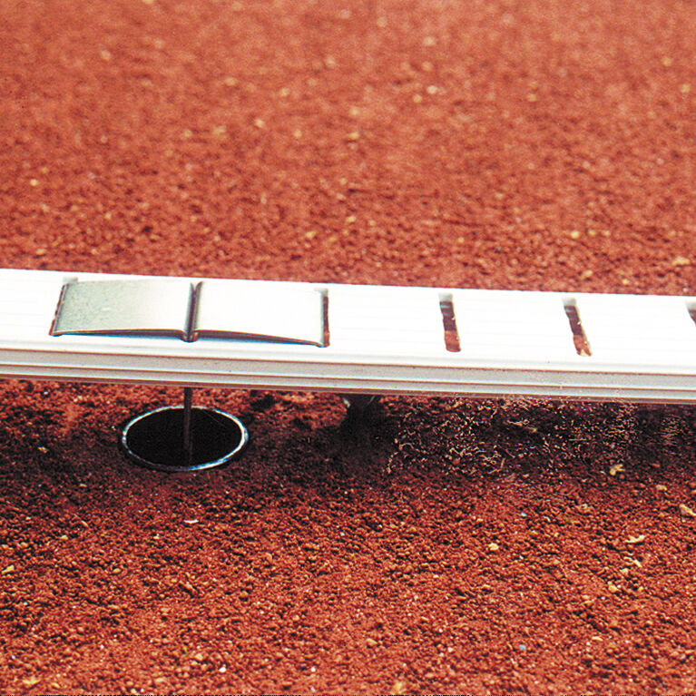 Ideala II 4+5 Cm Breit, Mit Bodenanker In L-Form Bodenanker - Silber