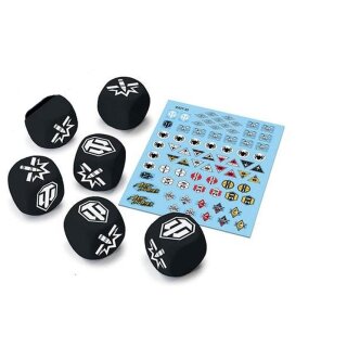 World of Tanks - Tank Ace Dice (6) & Decals (1)