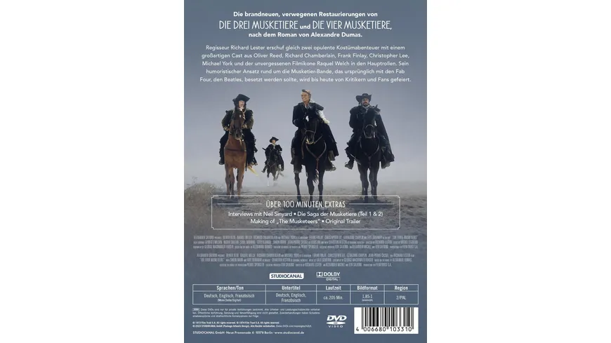 Die Musketiere - Einer für Alle - Alle für einen!  [2 DVDs]