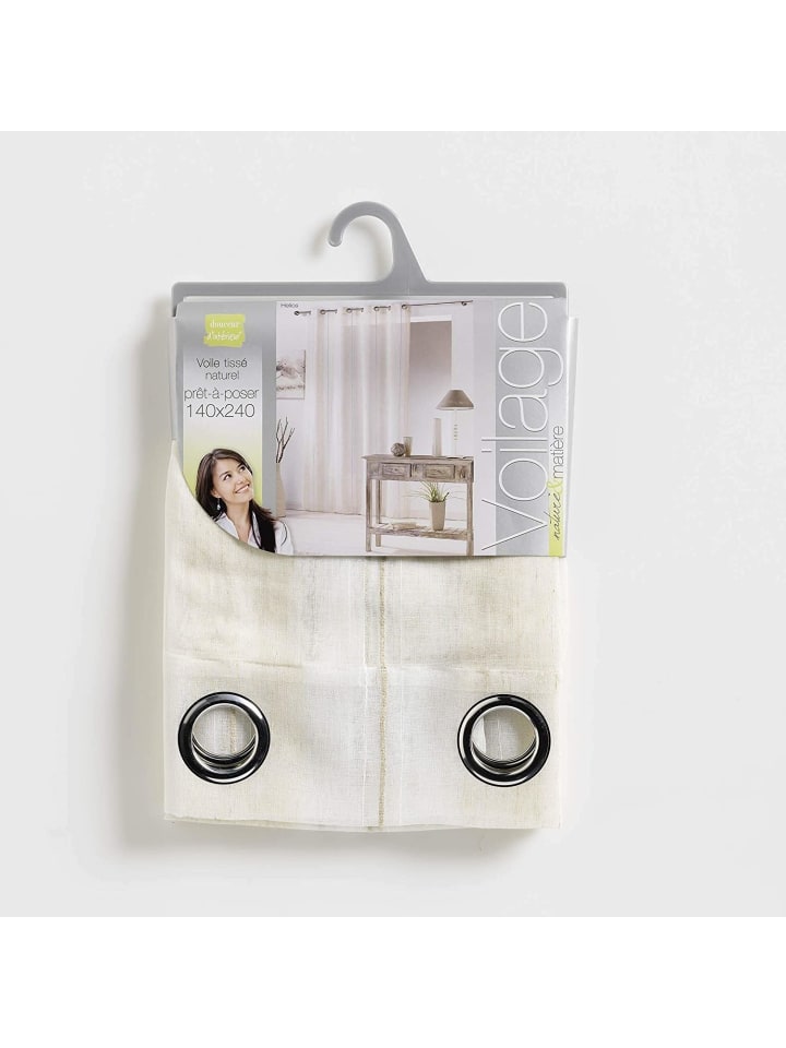 Douceur d’Intérieur Gardine in beige günstig kaufen onesize
