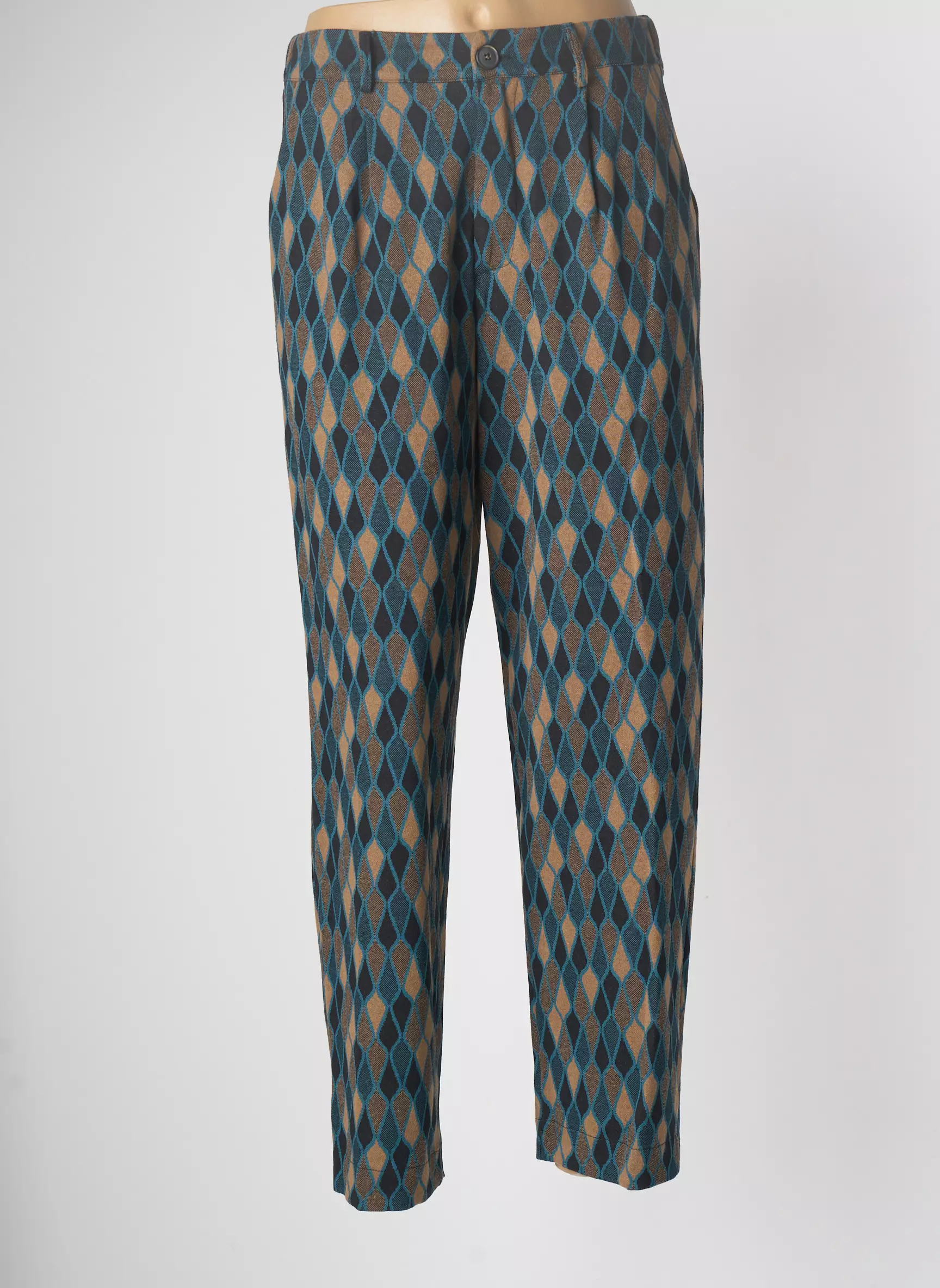Angela Davis Pantalons Chino Femme couleur bleu