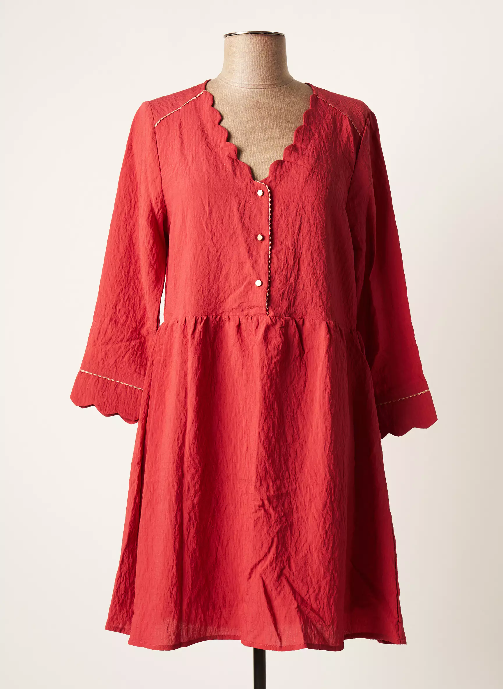 Lili Lala Robes Courtes Femme couleur rouge