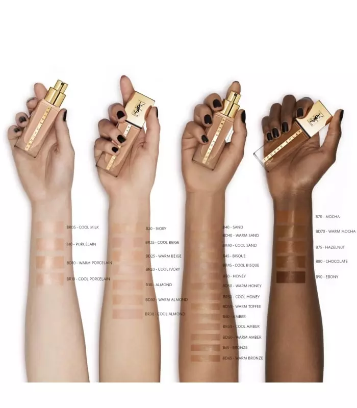 TOUCHE ECLAT LE TEINT Fond de teint hydratant & tenue 24H, naturel & lumineux