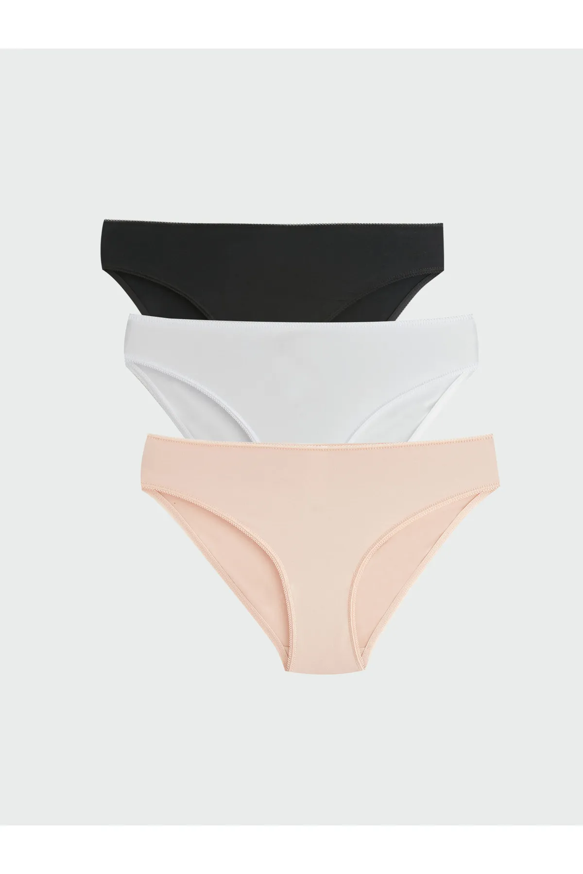 LC Waikiki  Einfarbige Bikinihöschen im 3er-Pack