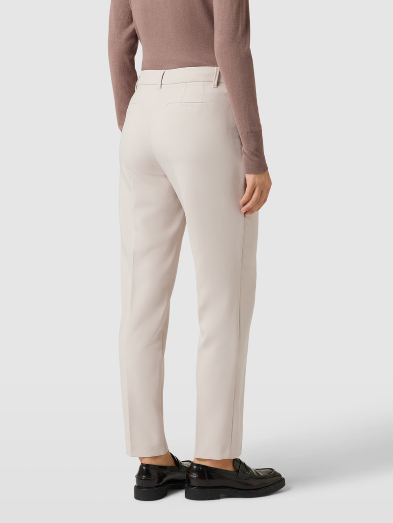 Stoffhose mit Bügelfalten in sand