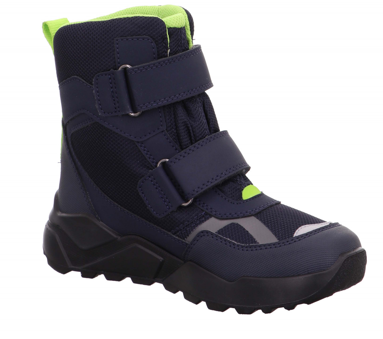 ROCKET - Blau/Grün Boots mit Klettverschluss