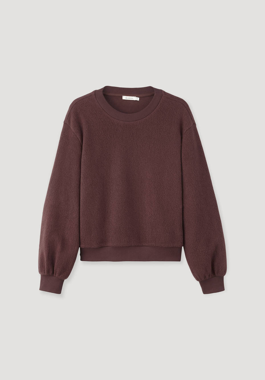 Fleece Sweatshirt ACTIVE LIGHT aus reiner Bio-Baumwolle