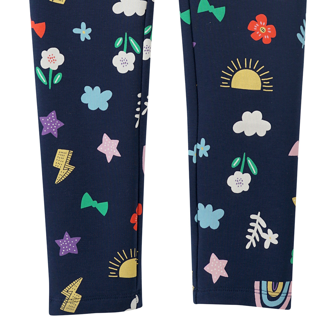 Mädchen Leggings mit Allover-Print