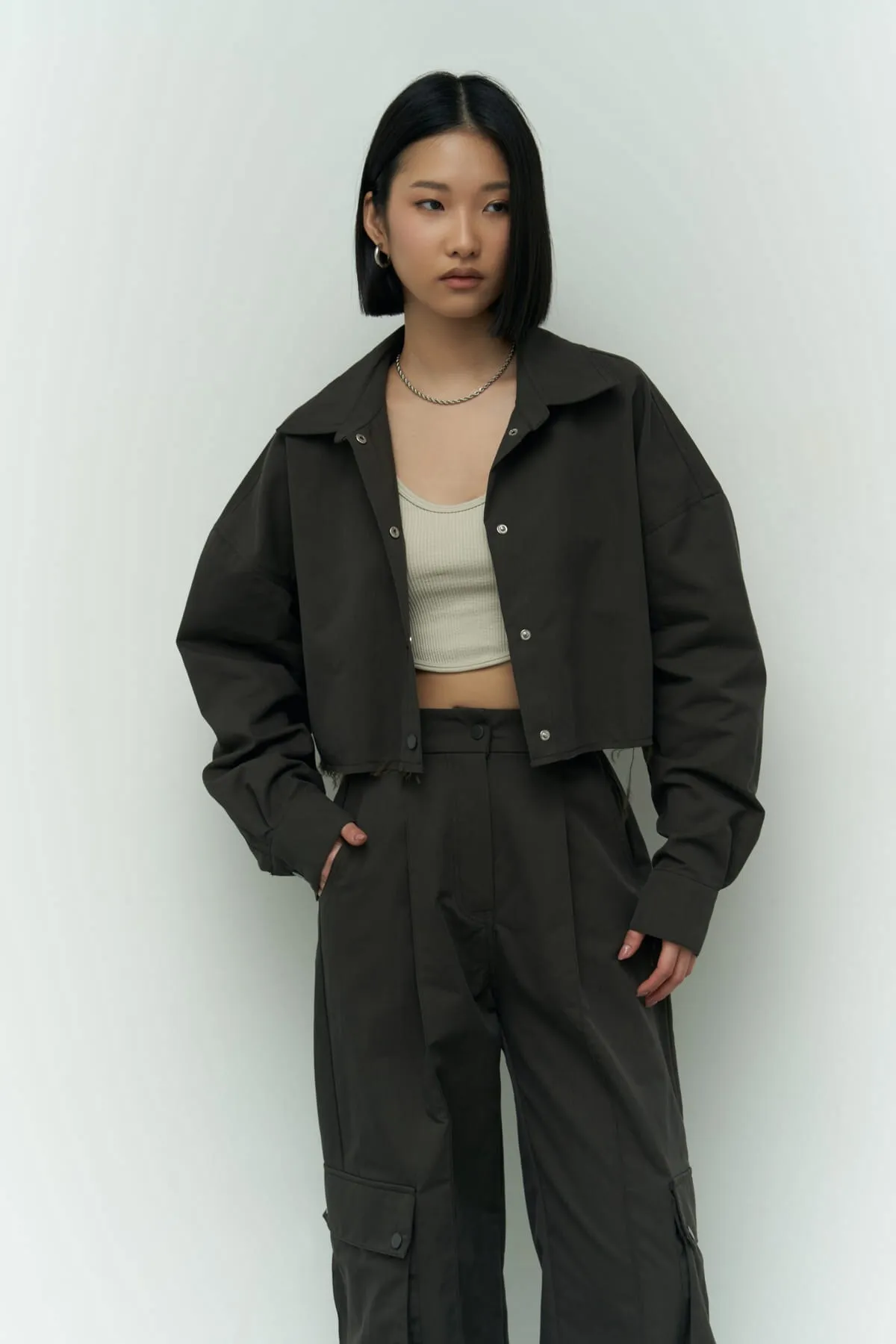 MAİ COLLECTİON  Zweiteiler - Grau - Oversized