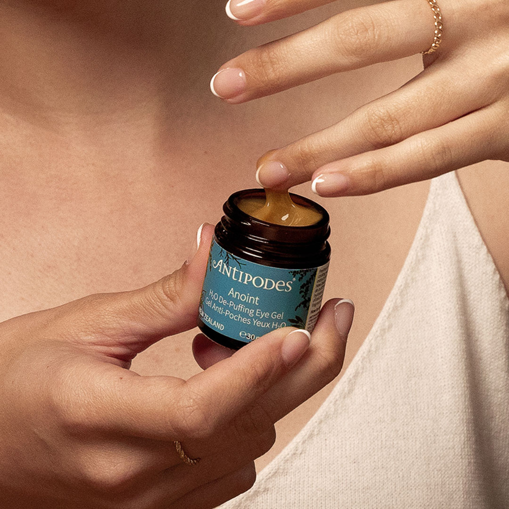 Antipodes Anoint -gel anti-poche yeux H2O Contour des yeux