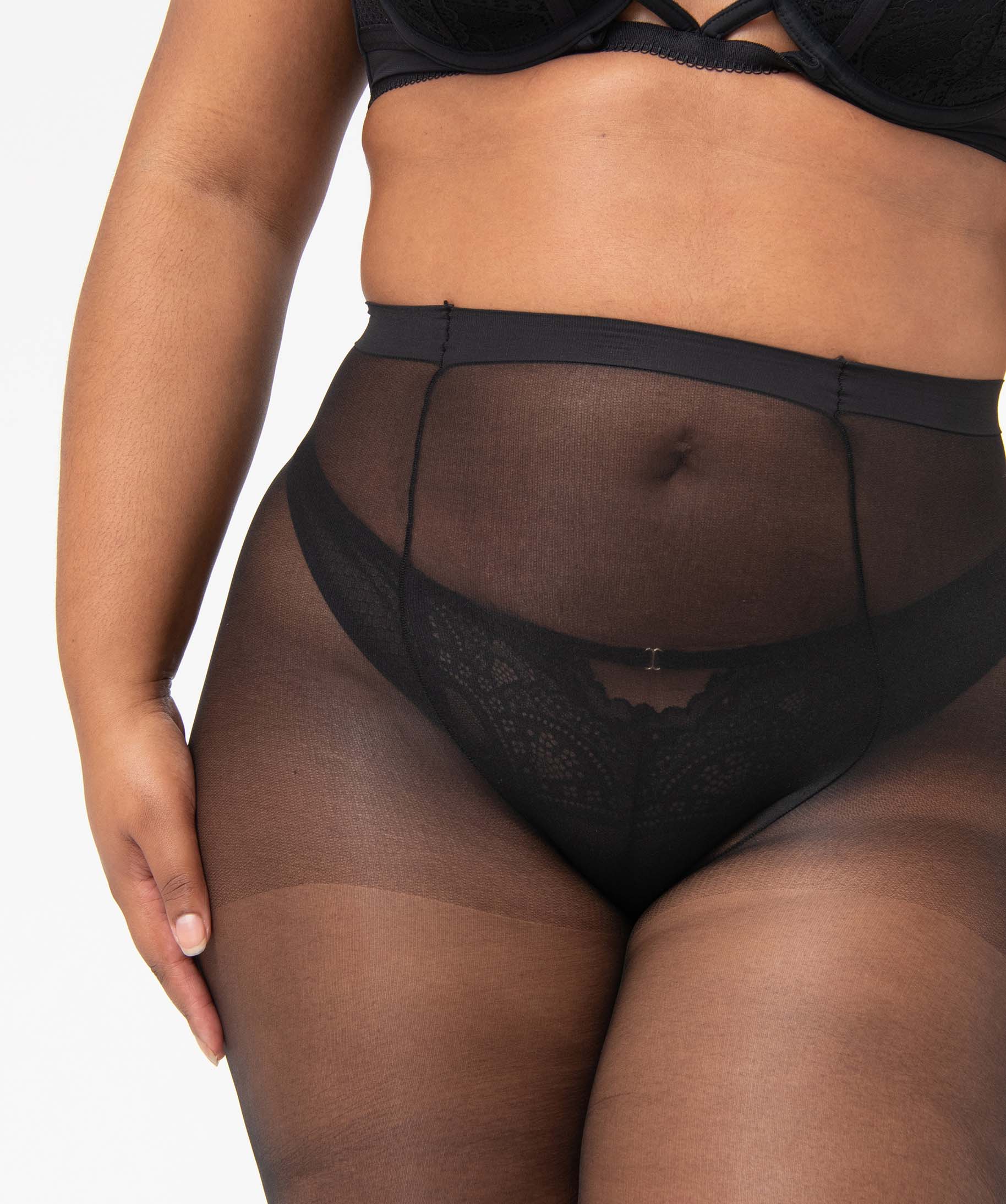 Collant pour femme en voile résistant qui ne file pas 20D noir | GEMO