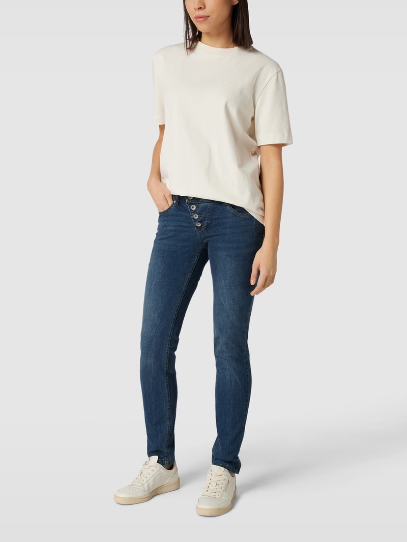 Jeans im 5-Pocket-Design Modell 'Malibu' in blau