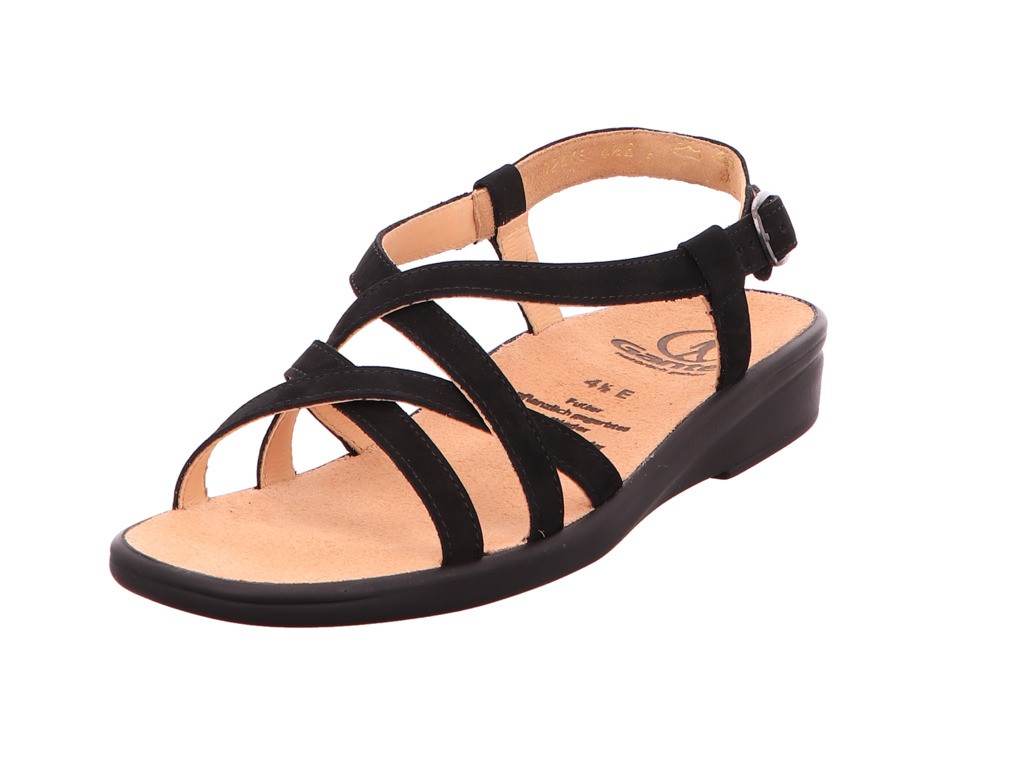 GANTER Komfort Sandalen schwarz
