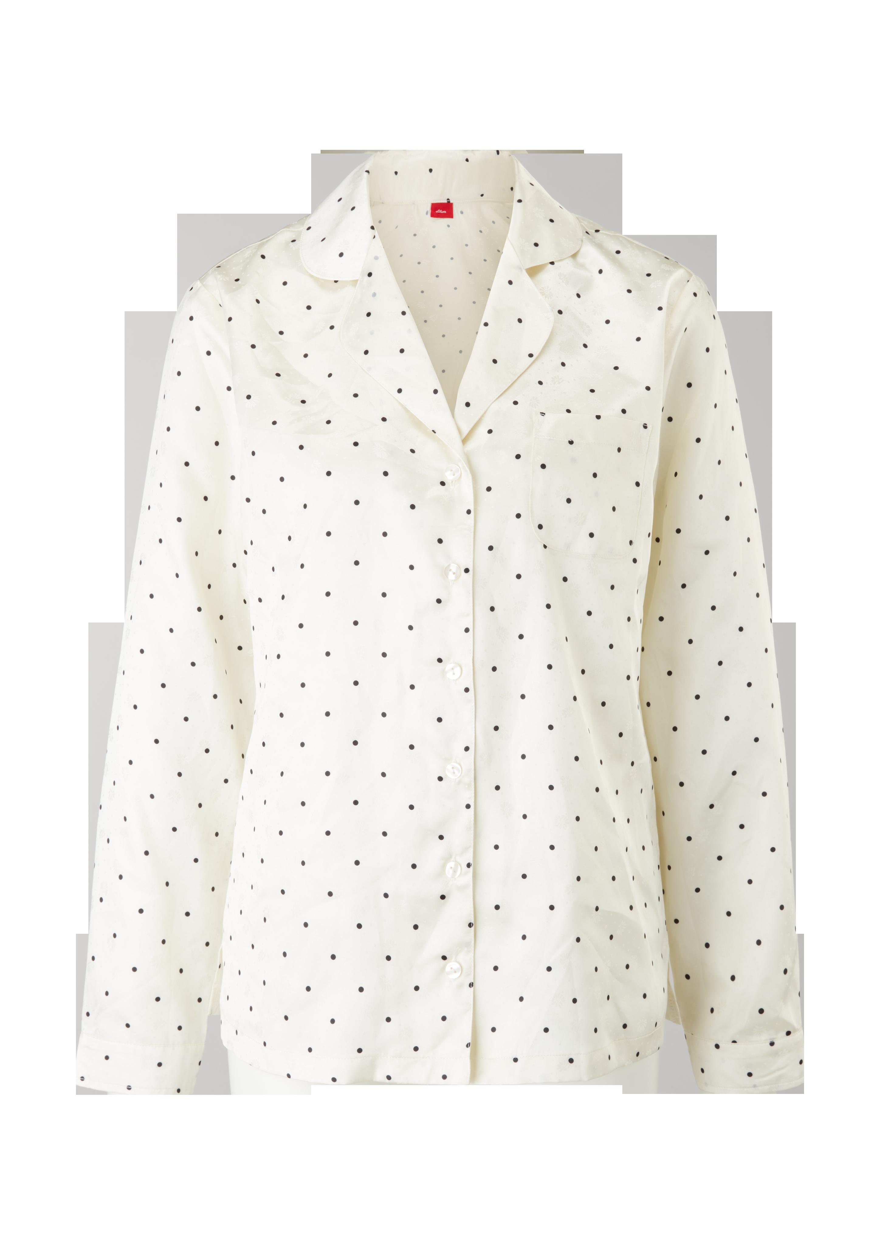Langer Pyjama aus Satin  6006294-00P2