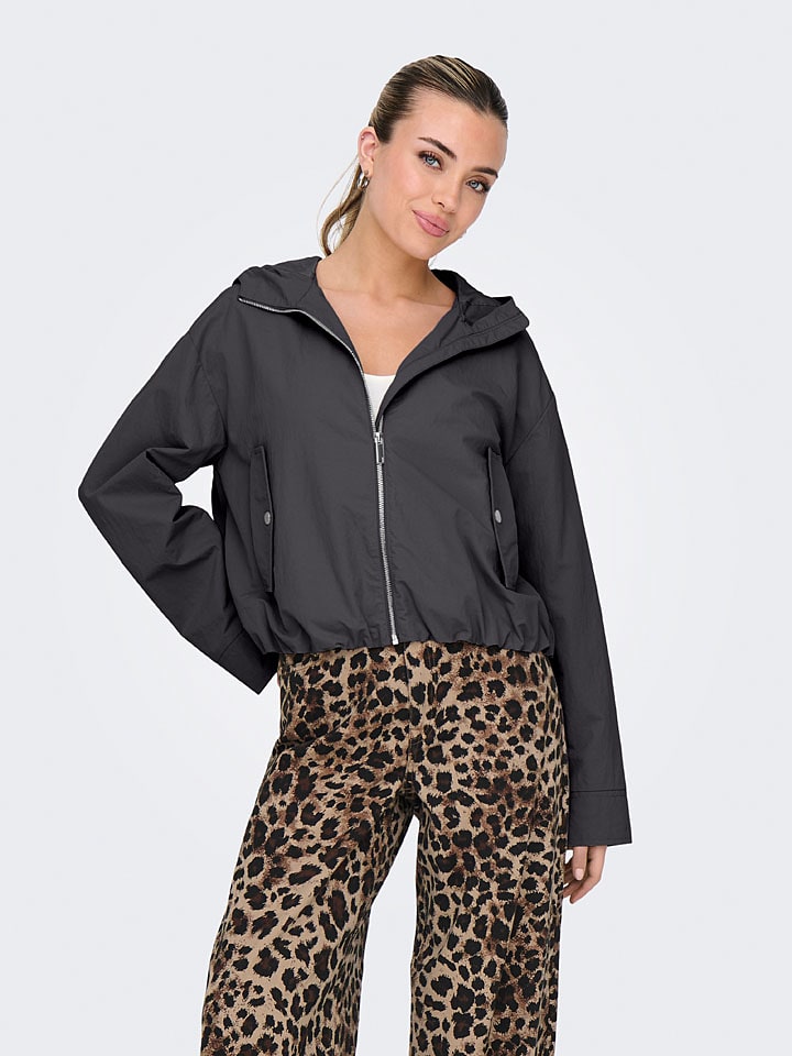 ONLY Übergangsjacke in Anthrazit günstig kaufen