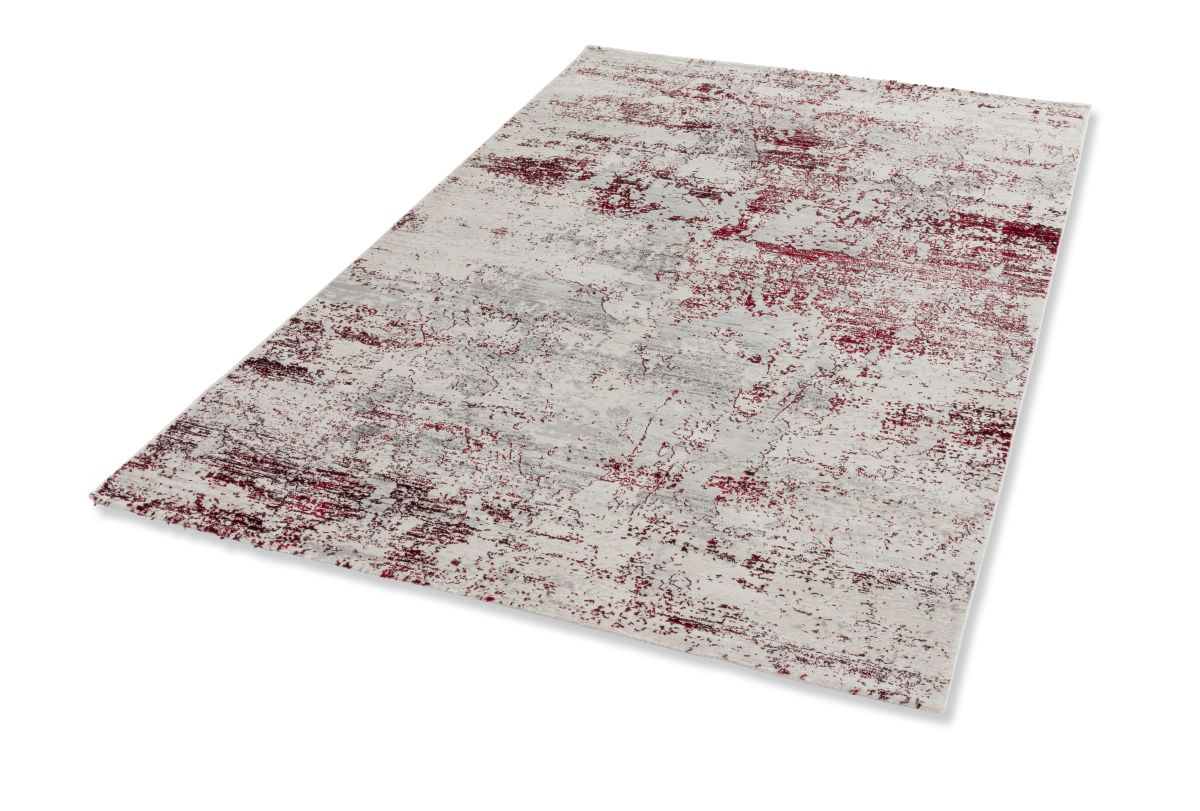 Webteppich Antea rot-creme Vintage 160x230