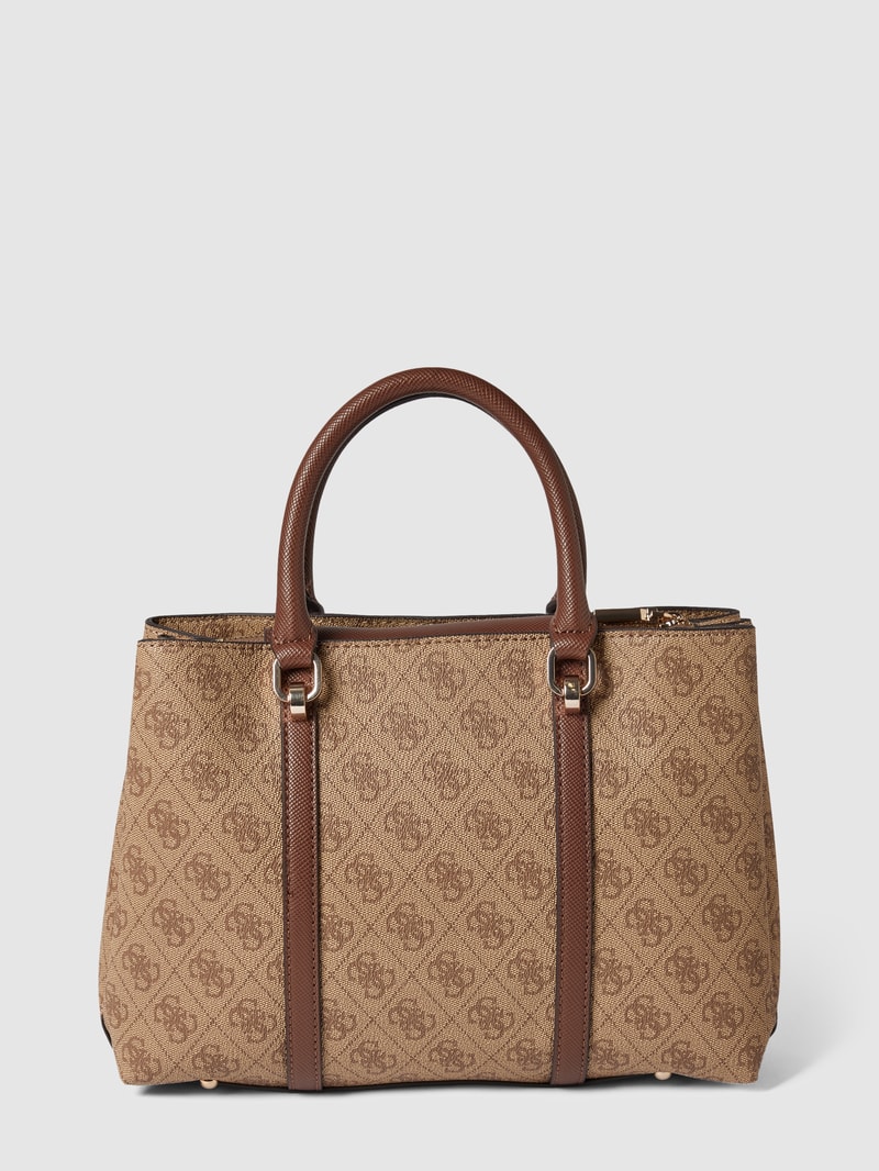 Handtasche mit Label-Details Modell 'GIRLFRIEND' in beige