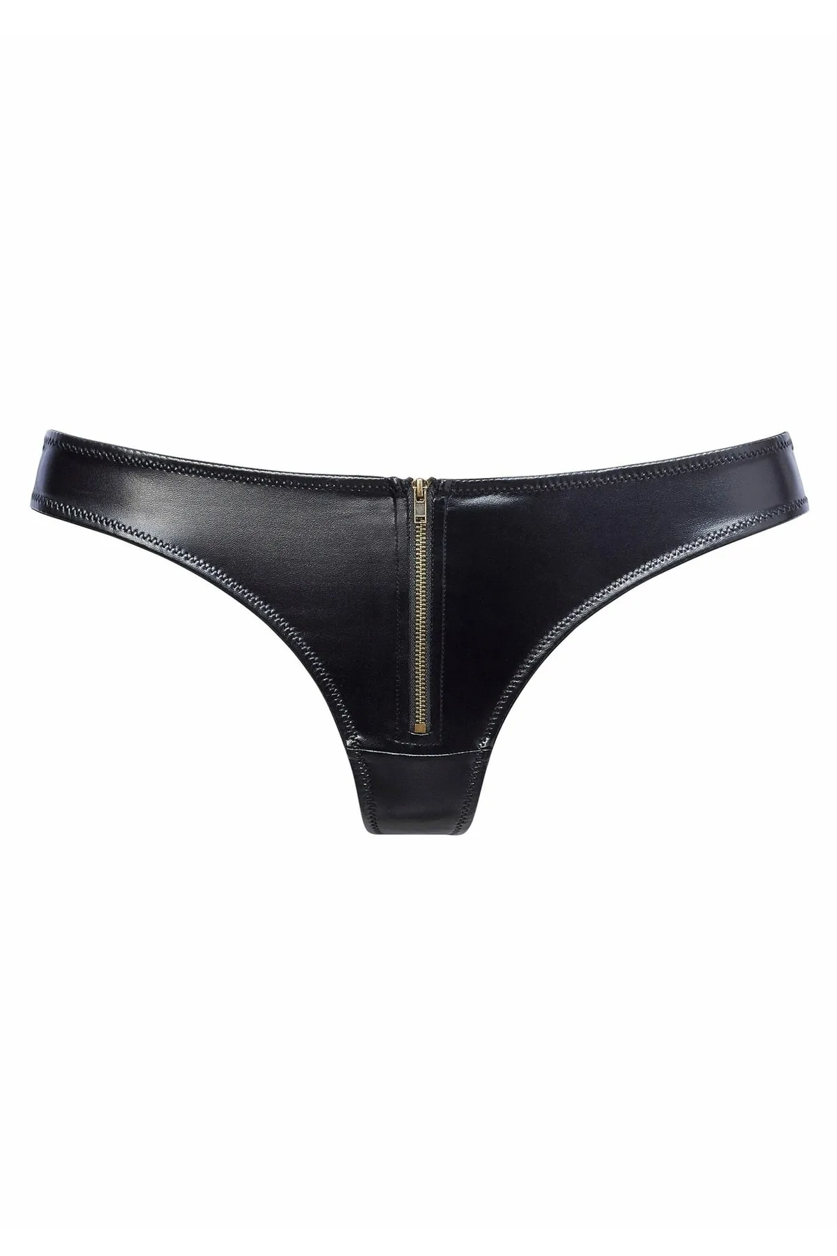PETITE FLEUR GOLD  Slip - Schwarz - Unifarben