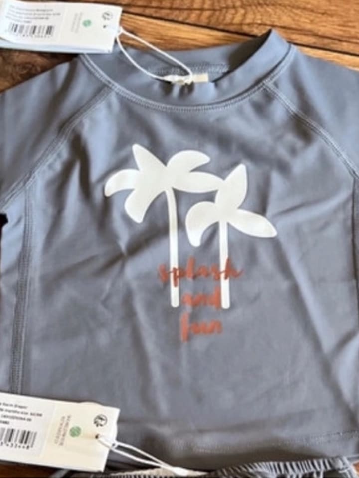Lässig Badeshirt in Grau günstig kaufen 62/68
