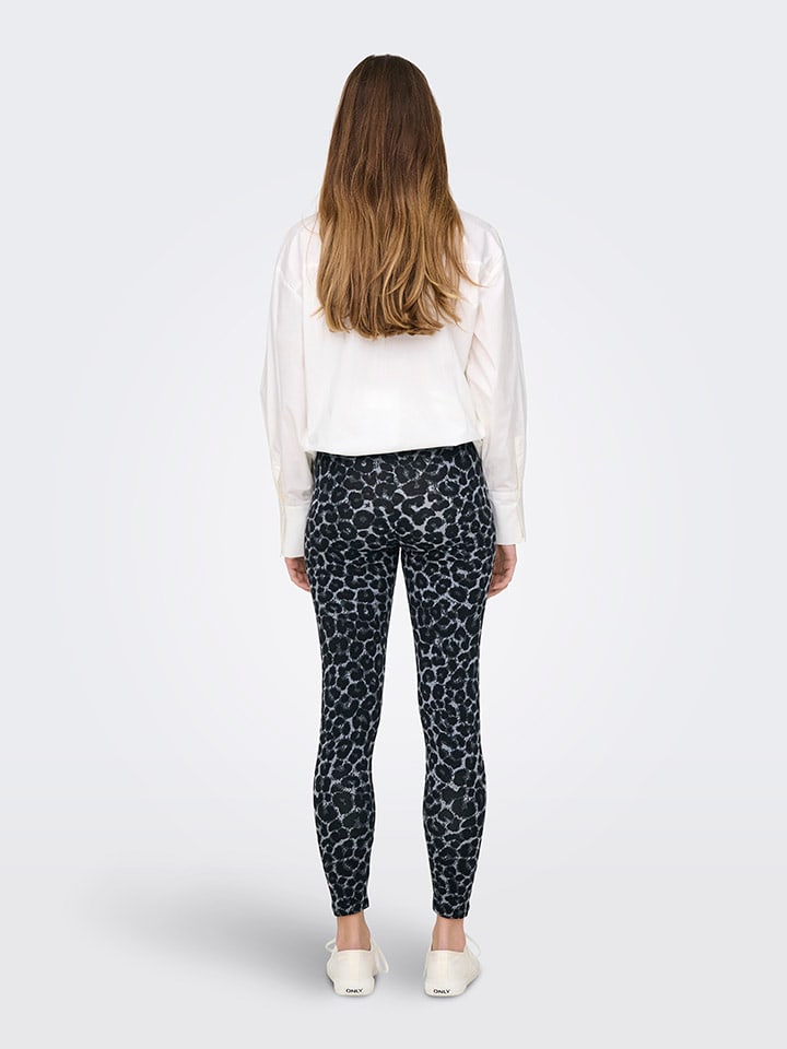 JDY Leggings in Grau/ Schwarz günstig kaufen