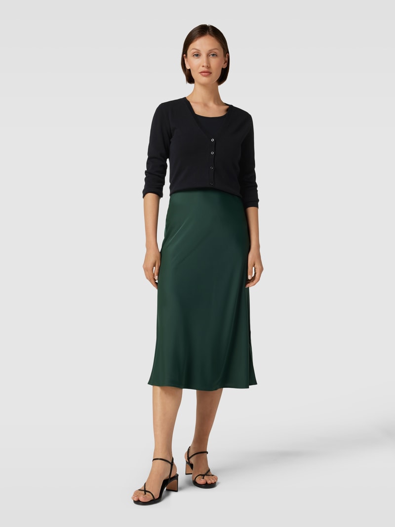 Cardigan mit V-Ausschnitt in schwarz