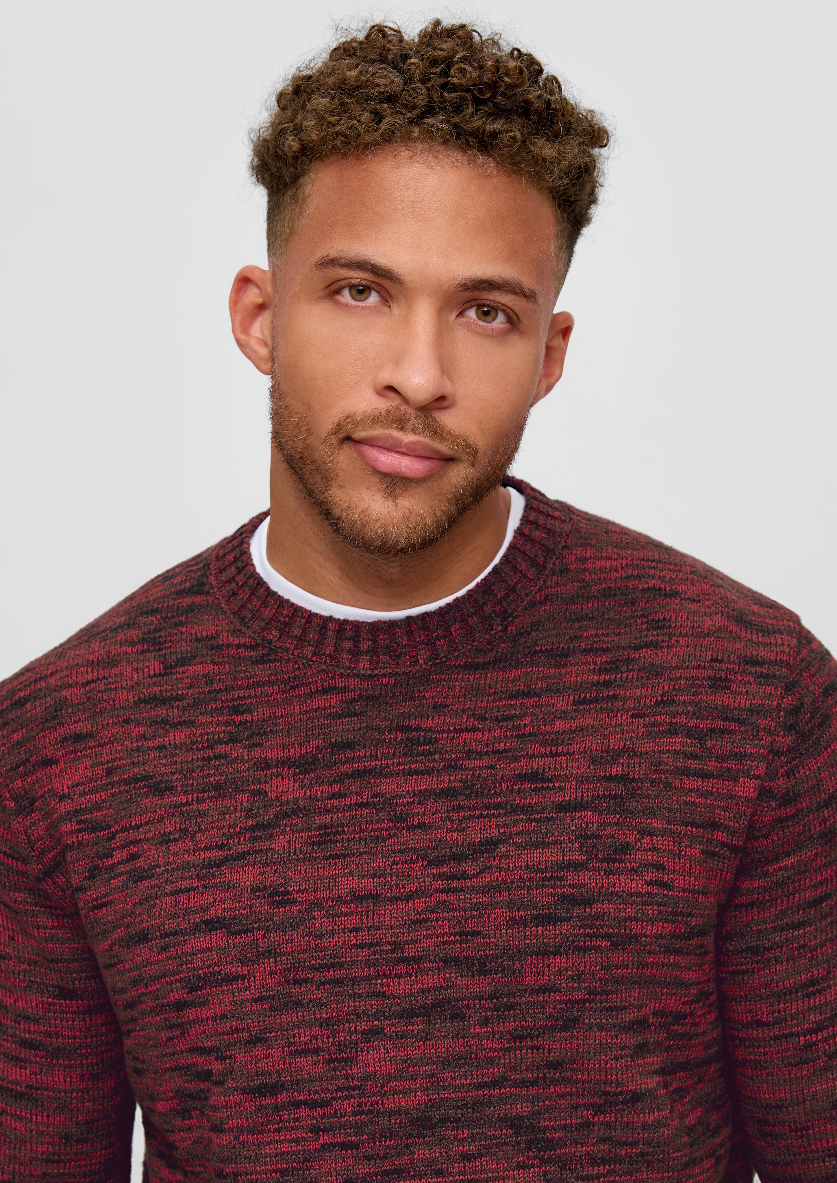Strickpullover mit Effektgarn  2139588-49X0