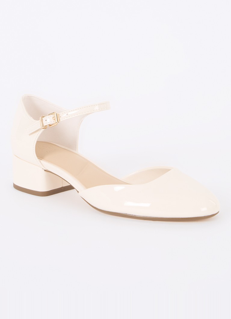 Dune London Dominos pumps med lakkfinish
