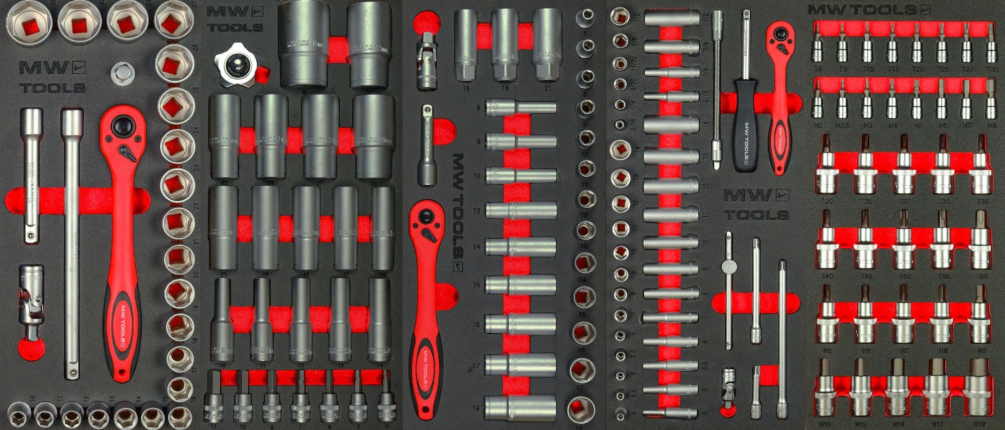 Metal Works 855006785 MWE999G36 Plněný široký nástrojový vozík s horním kufrem EV XXL 782dílný