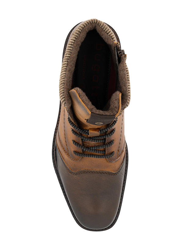 bugatti, Schnürboots, Leder warmgefüttert, cognac