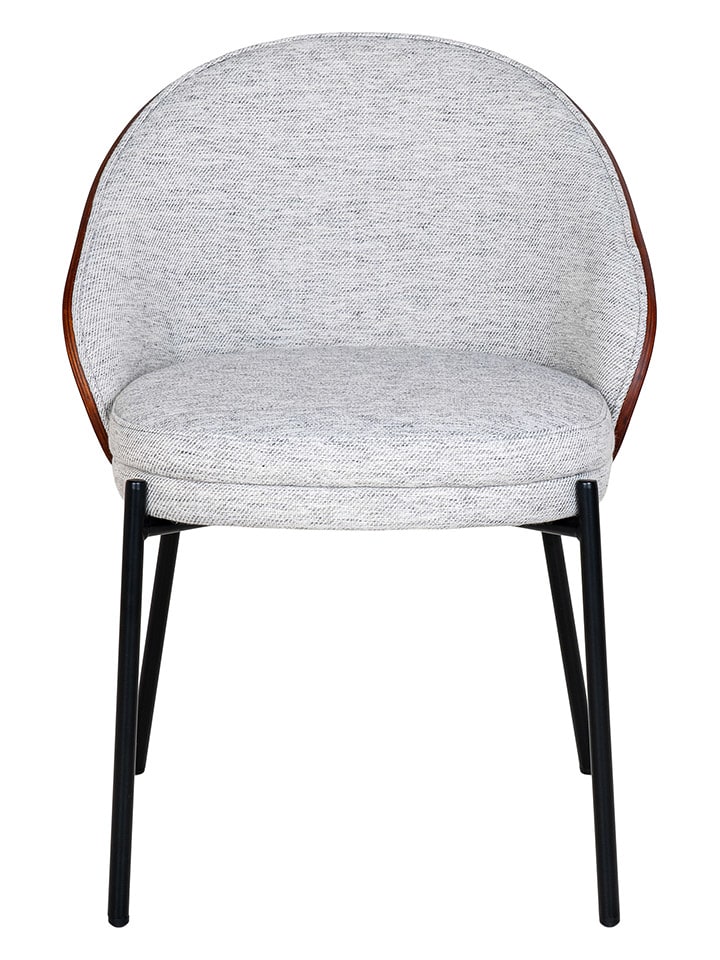 House Nordic 2er-Set: Esszimmerstühle in Hellgrau/ Braun - (B)55 x (H)74 x (T)53,5 cm günstig kaufen onesize