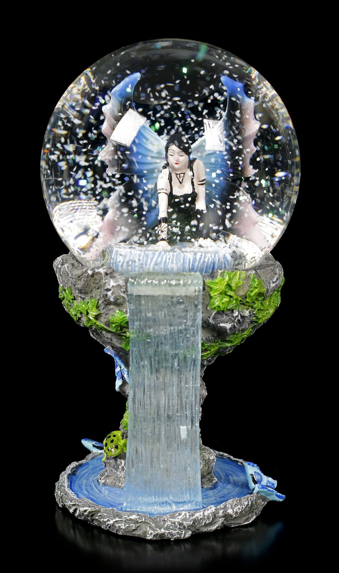 Figuren Shop GmbH Fantasy-Figur Elfen Schneekugel - Immortal Flight by Anne Stokes - Fantasy Deko