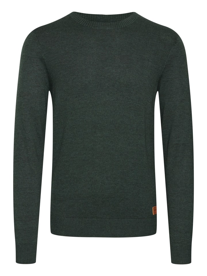 BLEND Strickpullover BHLars 20703347ME Strickpulli mit aufgestickten Ellenbogenpatches in Grün günstig kaufen