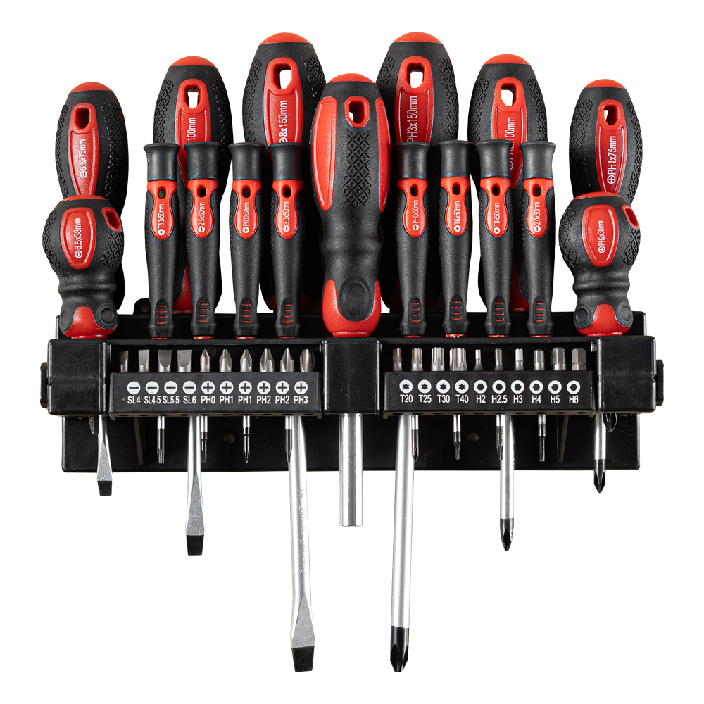 Tech Craft Schraubendreher-Set, 37-teilig