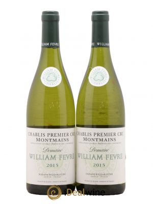 Chablis 1er Cru Montmains William Fèvre (Domaine)  2015 - Lot de 2 Bouteilles