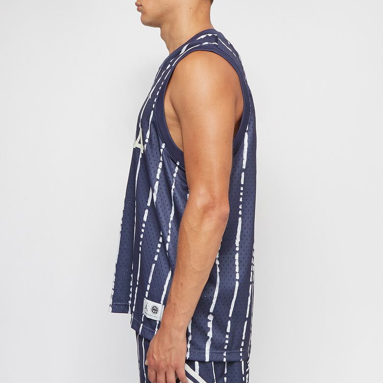 JORDAN Dri-Fit Quai 54 Sport Mesh AOP Jersey neutral indigo