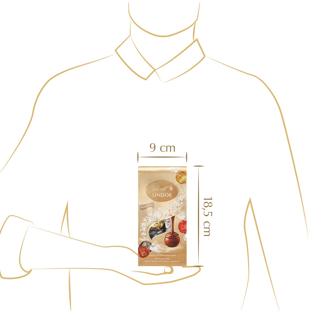 LINDOR Kugel Beutel Mischung, 137g