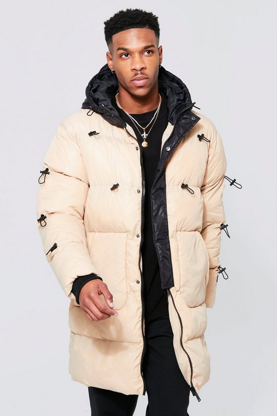 Lange Steppjacke