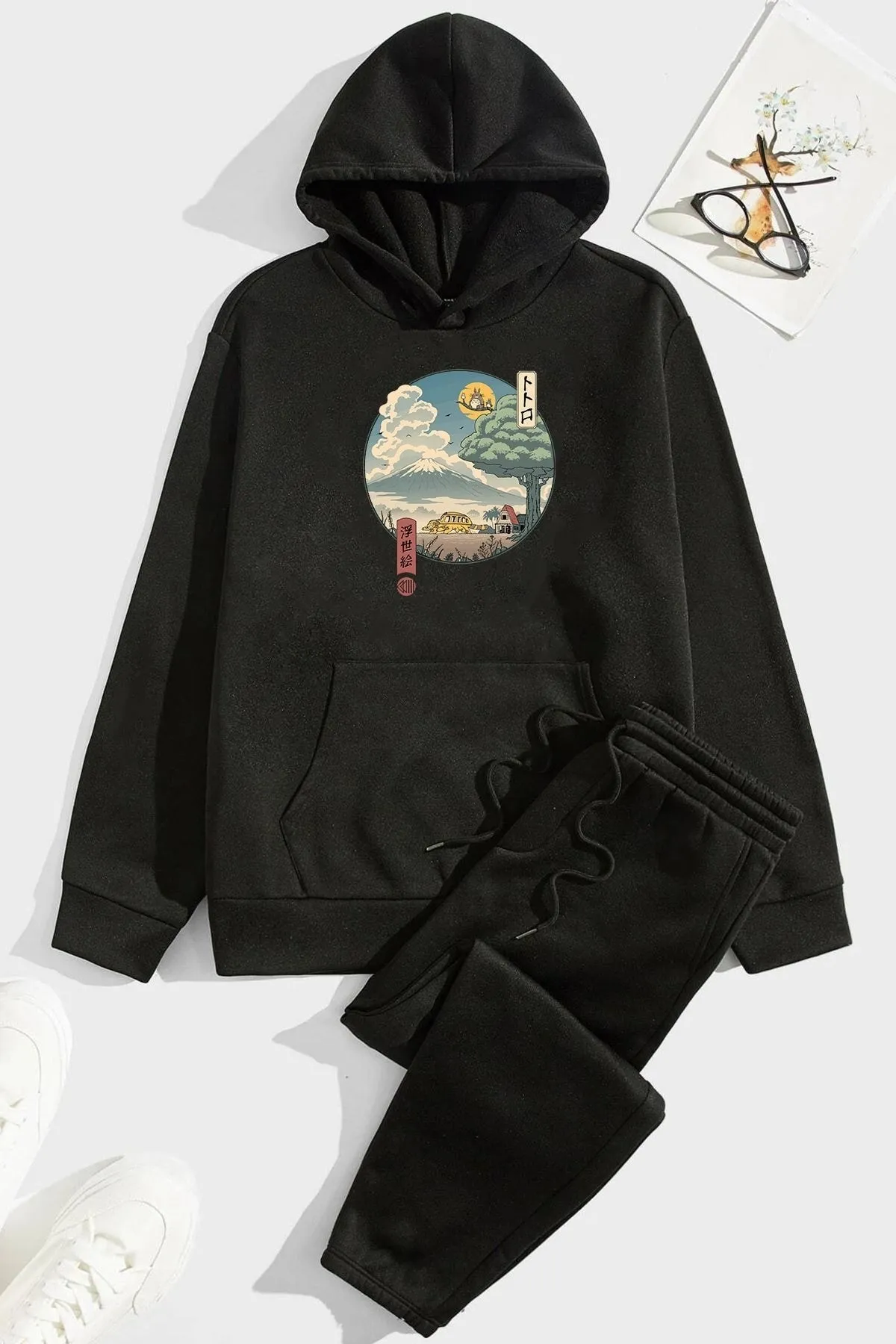 uyguntarz  Unisex-Neighbor&'s Ukiyo E-Trainingsanzug-Set