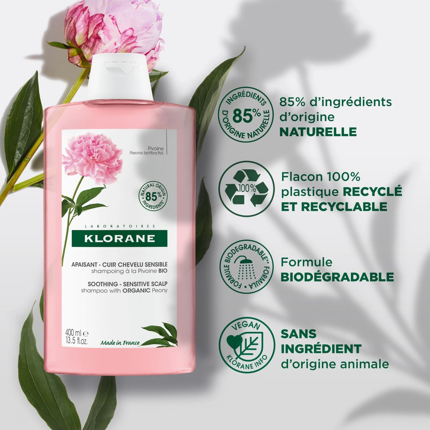 Klorane Organic Peony Shampoo