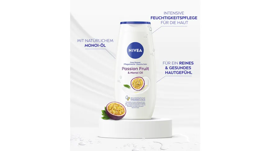 NIVEA Pflegedusche Passion Fruit & Monoi Oil 250 ml