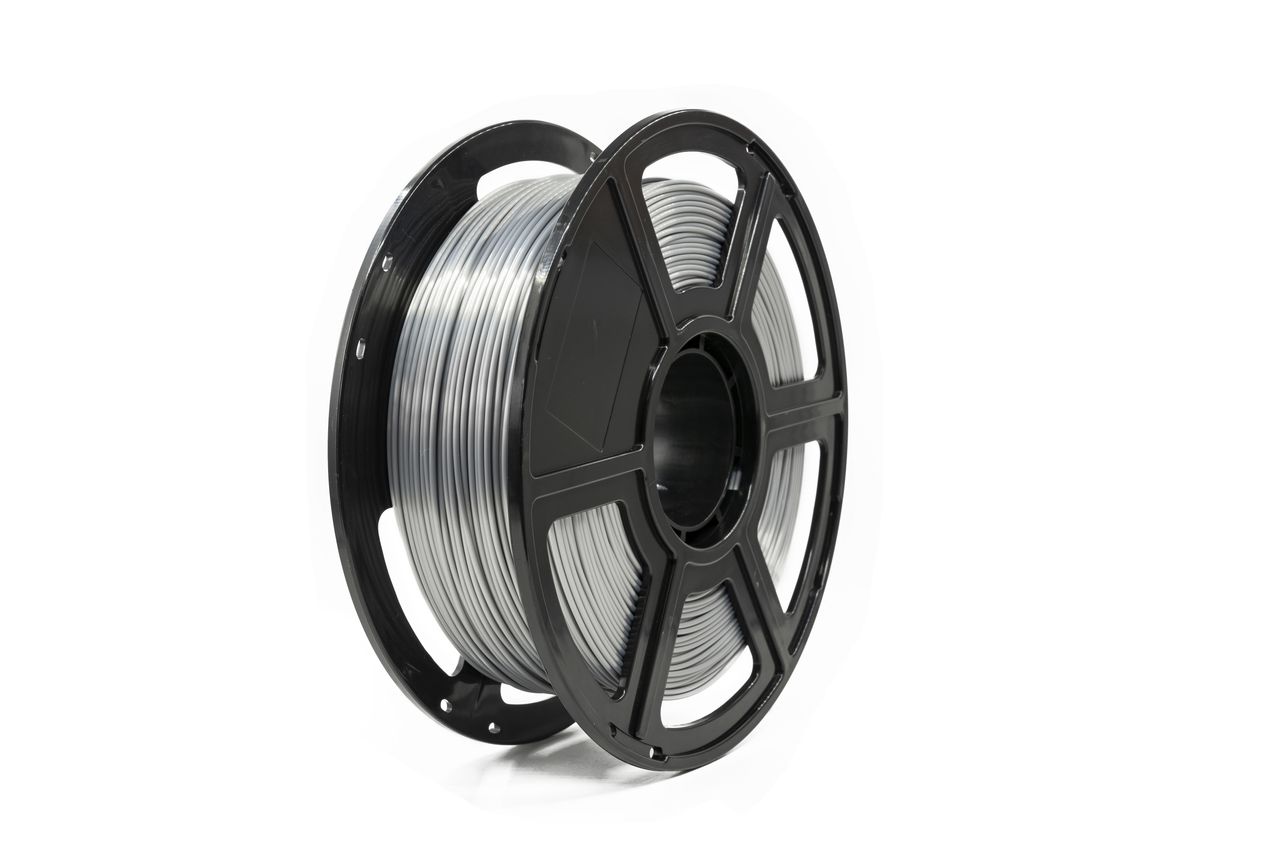 Bresser SILK PLA Filament silber | 1,0 kg
