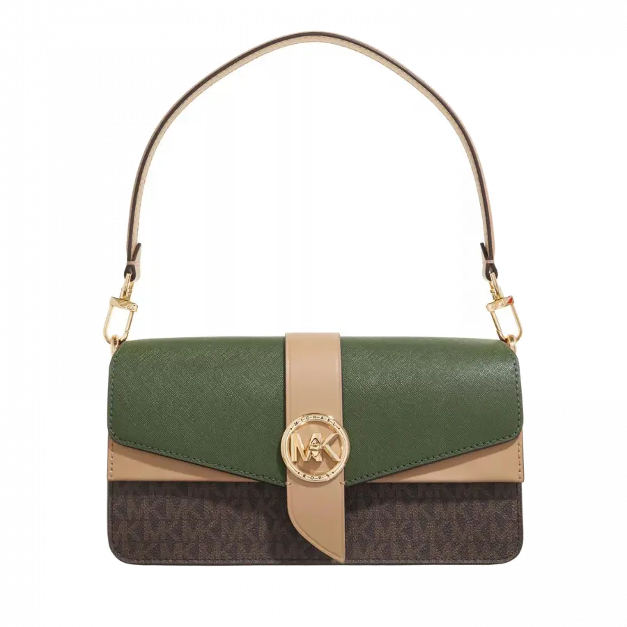 Michael Kors - Michael Kors Shoulder Bags Leder Green - grün