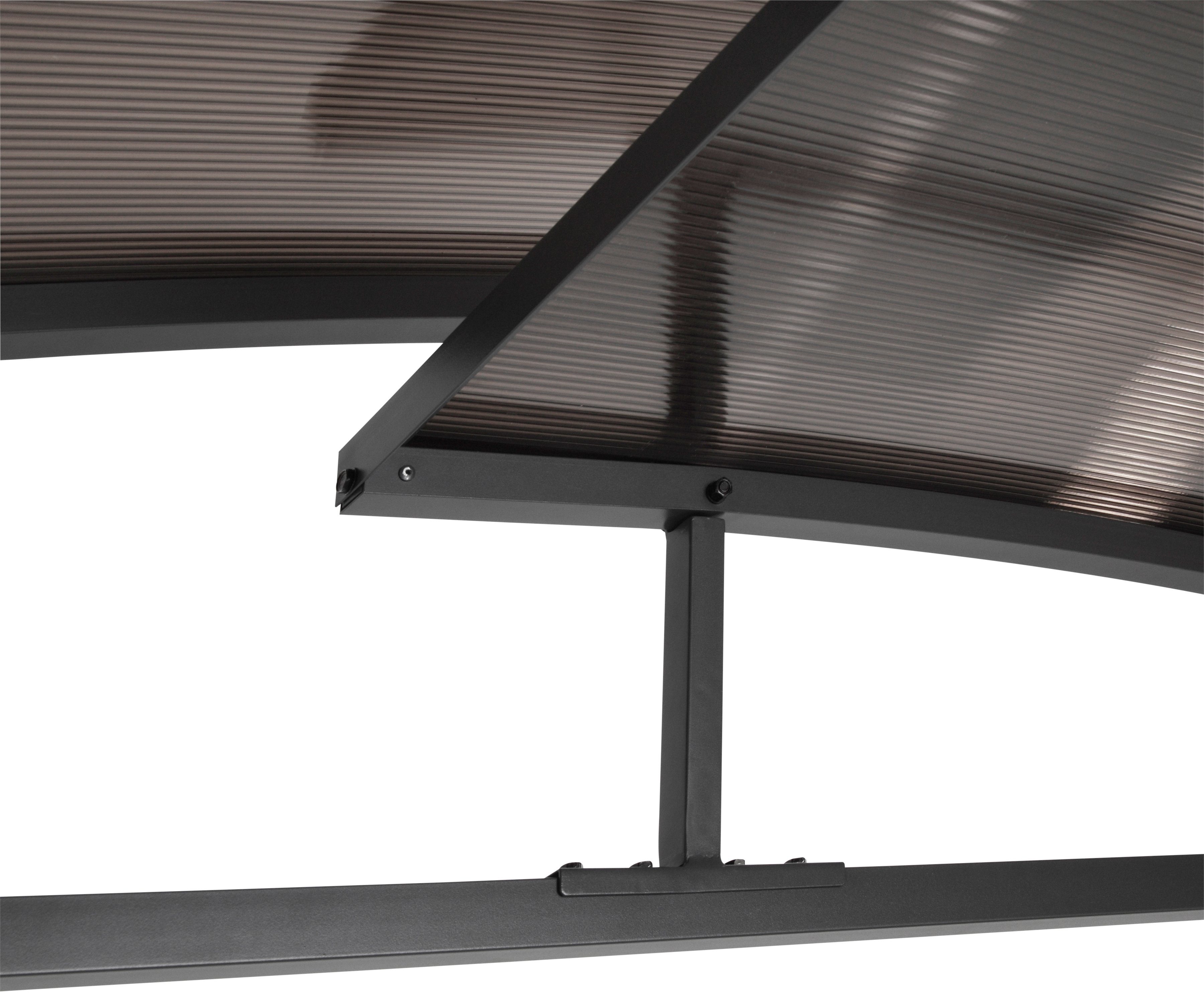 KONIFERA Grillpavillon Roma, BxT: 250x140 cm, Stahlgestell, Polycarbonat-Dachplatten