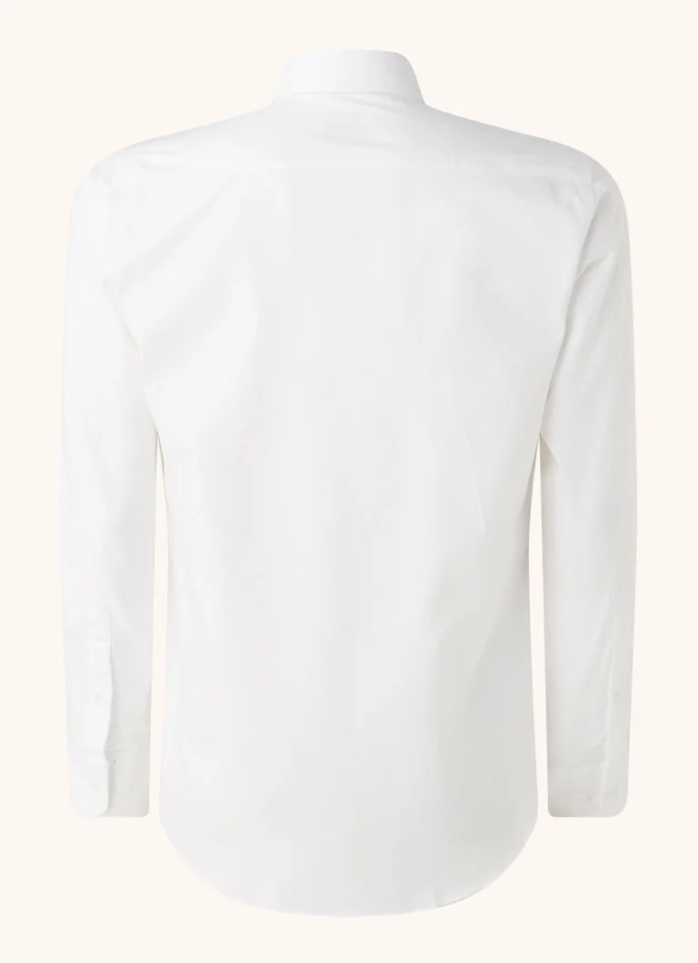 Cămașă Michaelis slim fit, cu finisaj anti-șifonare și guler italian.