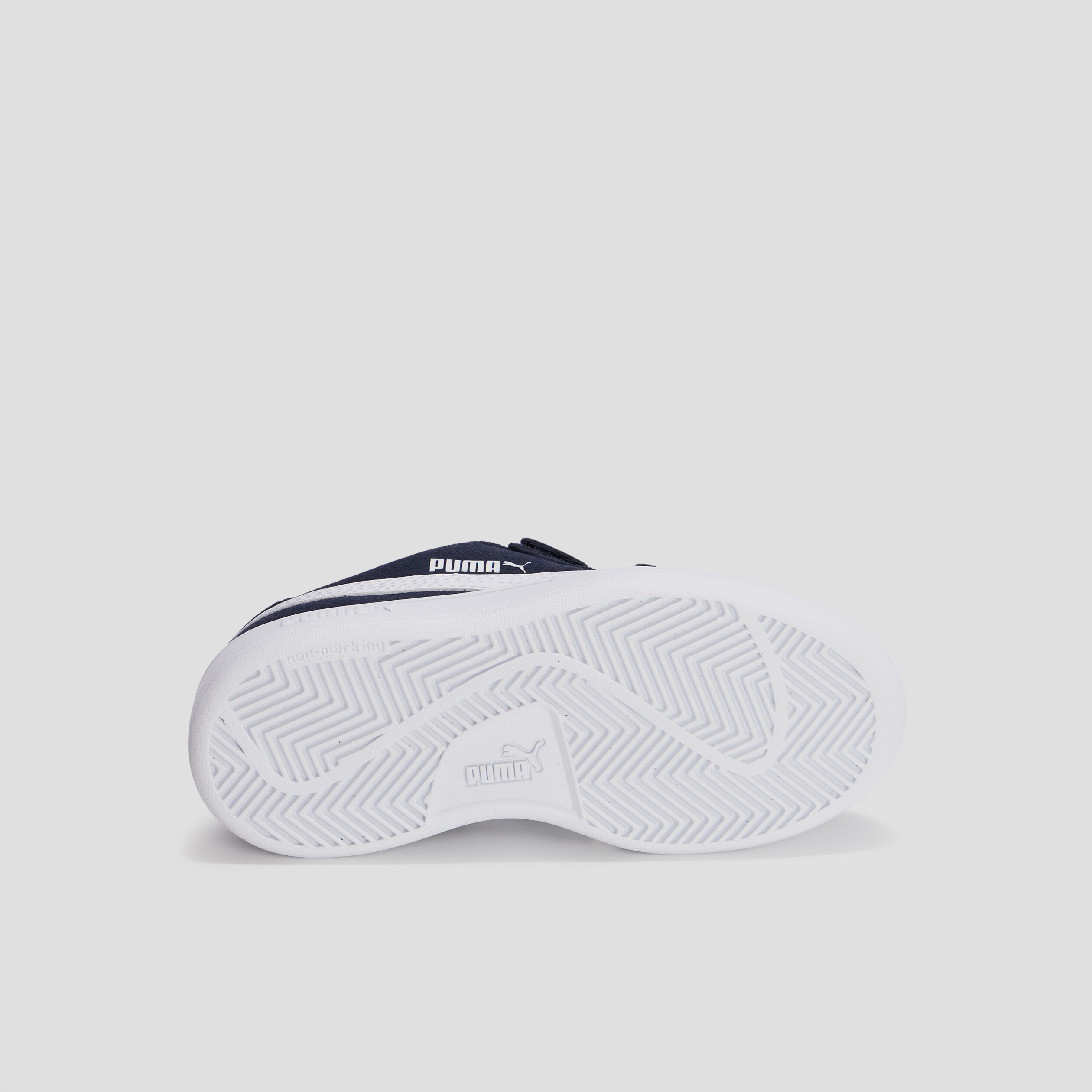 Tennis à scratchs Smash V2 SD Puma bleu marine garçon | La Halle